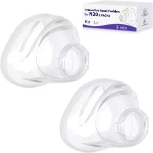 ResMed AirFit N20용 교체용 비강 쿠션 오리지널 N20 프레임 신뢰할 수 있는 씰 및 완벽한 핏 마스크 커버
