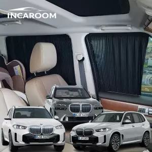 BMW X3 X5 X7 햇빛가리개 커튼 레일형 차박 암막 차량커튼