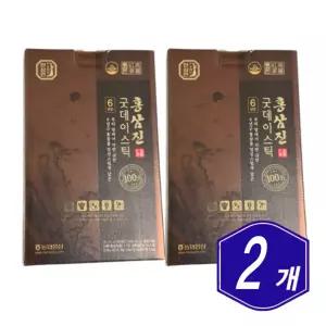한삼인 홍삼진 굿데이스틱 100포 x 2개 홍삼농축액