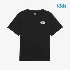 노스페이스 키즈반팔티 UQC NT7UR07T 키즈 리커버리 반팔 라운드 티