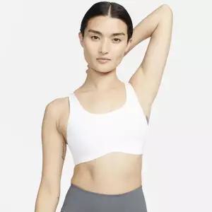 나이키나시티 QQM DM0531-100 나이키 엘레이트 커버리지 브라 여성 라이트 서포트 패드 스포츠 브라