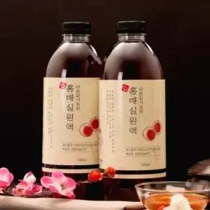 맛잇다3년 숙성 하동 홍매실원액 1Lx2병