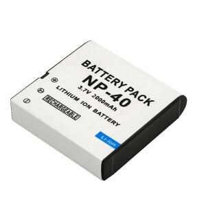 2000mAh NP-40 배터리 + 카시오 Exilim EX-Z600 Z1000 P505 P600 카메라용 충전기