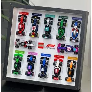 F1 소장용 레이스 카 레고 액자 전용액자 미니피겨 벽걸이 페라리 레드불