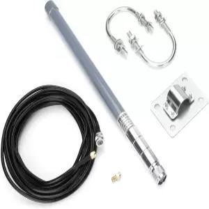 ZDTECH 915MHz LoRa 게이트웨이 안테나 옴니 방향성 유리섬유 실외 실내 LoRawan Ant 20피트 N 암수에서