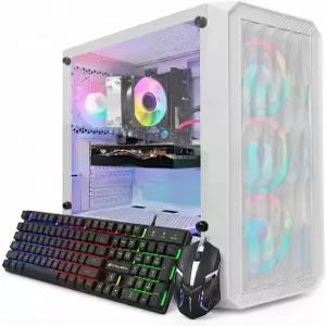 STGAubron 게이밍 PC 데스크탑 컴퓨터 AMD Ryzen 3 3200G 3.6GHz Radeon RX 580 8G 16G DDR4 1T SSD WiFi 6