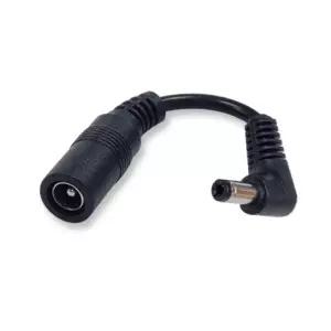 DC 전원 변환 젠더 케이블 ㄱ자 5.5x2.1 2.5mm 어댑터 잭