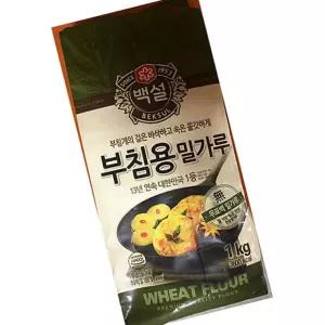 백설 부침용 밀가루 1kg 10개 요리 가루 부침개 반죽