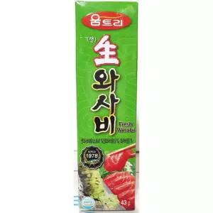 생와사비(움트리 튜브 43g)X5 생와사비 가공식품 간장