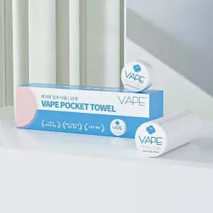 VAPE 일회용 코인타월 휴대용타월 압축 포켓타올 여행용 스포츠타올