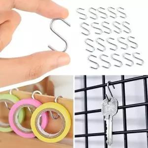 S고리 20P 미니 알루미늄 행거 S자 후크 고리 걸이 s자후크 s후크 (WE5C3FE)