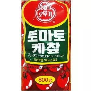 케찹 토마토 오뚜기 800g 식당용 케첩 캐찹 업소용 토마토케찹 소스 (W3E844F)