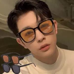 뿔태썬글라스 안경테 가벼운안경테 남자안경테 안경 반무테 무테 반뿔테 (WE8729A)