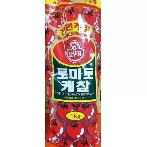 오뚜기 케찹 1kg 토마토 케첩 캐찹 업소용 식당 업소 토마토케찹 소스 (W3E8444)