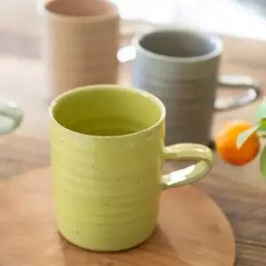 이천도자기 명 파스텔 도자기 롱 머그컵 600ml 도자기잔