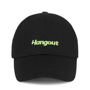 HANGOUT 모히토 버티컬 로고 캡 (블랙) 2280954
