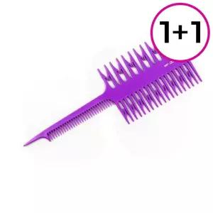 셀프 염색 빗 미용실 꼬리 뿌리 탈색 두피 보호 미용 재료 1+1
