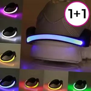 야간 신발 클립 LED 발광 런닝 조깅 산책 자전거 반사 안전등 구두 1+1