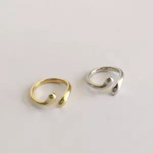고품질 (silver925) snake shape ring 커플반지 (WED2B9D)