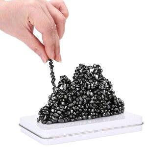 550 PCS 마그네틱 페라이트 스톤 장난감 자석 크래그 볼 퍼티, 가제트 사무실 책상 피젯 선물