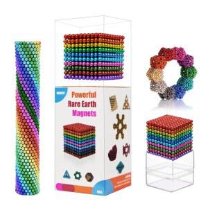 볼 [1001pcs!] 슈콜 퍼티, 피젯 장난감 스트레스 해소제 퍼티를 사용한 구슬 슬라임 (텐컬러)