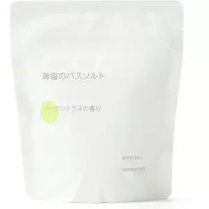 무지 84935084 바다 소금 목욕 허브 시트러스 향 22온스 360g / 스푼