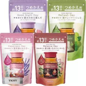 어트랙션 아유르타임 굿나잇 배스 솔트 시더우드 제라늄 레몬그라스 베르가못 카모마일 클래리 세이지
