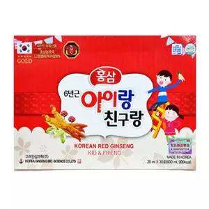 유쎌몰 홍삼아이랑친구랑 20MLX30포 건강영양 키즈홍삼