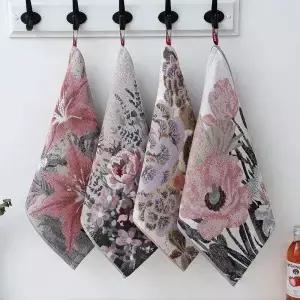 대형 손수건 34x40cm 빠른 건조 4겹 면 거즈 장식용 순면 티 타월 가정용 레스토랑 손 닦기용