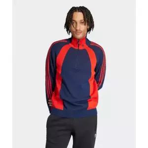 ADIDAS [5,000원 결제혜택]쿼터 지퍼 점퍼 - 네이비:레드 / IR7128 116175