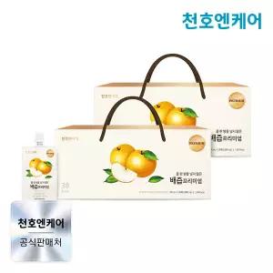 [천호엔케어] 물 한방울 넣지 않은 배즙 프리미엄 100ml 30팩 2박스