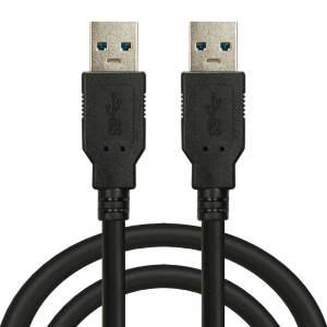 컴길 USB3.0 연장 케이블 수-수 5M 블랙 빠른 PC 외장하드 프린터 연장선 연결선 USB포트 멀티