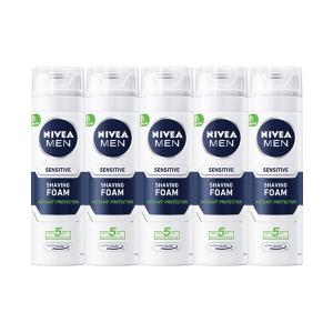 니베아 맨 센서티브 쉐이빙 거품타입 폼 200ml x 5개