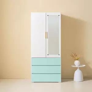 히트가구 HZY514 3서랍 거울 옷장 800 7colors