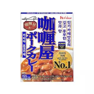하우스 카리야 포크카레 약간매운맛 즉석조리 180g x 9개