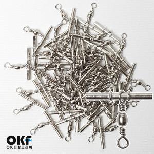 OK피싱 OR-1017 오이라 특수파이프도래 덕용 8호 100pcs 자작채비