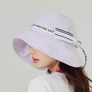 여성골프모자 브룩클린 리본 와이어 버킷햇