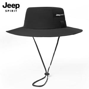 JEEP SPIRIT 사계절 착용 가능한 버킷햇 남자 챙넓은 캠핑 모자
