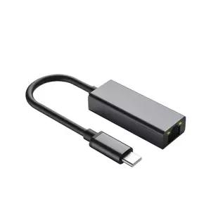 C타입 랜 컨버터USB2.0 이더넷 랜선 RJ45 변환 어댑터 (WA54F35)