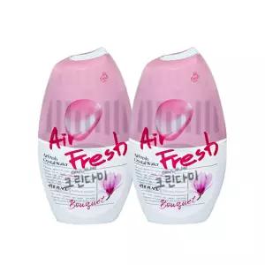 에어후레쉬 크리스탈워터 실내용 방향제 부케 400ml x2개