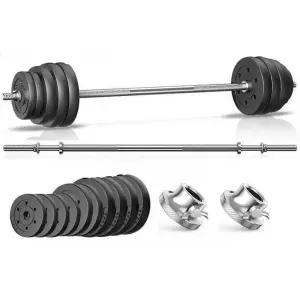 바벨 세트 데드 리프트 역기 봉 원판 덤벨 80KG 홈트