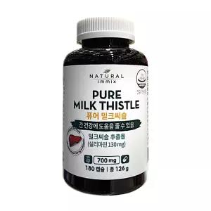 내추럴이믹스 퓨어 밀크씨슬 700mg x 180캡슐