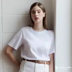 (현대홈쇼핑)U.S. POLO ASSN. USPA 26SS 여성 코튼 라운드 티셔츠 5종 (HUPS269205)