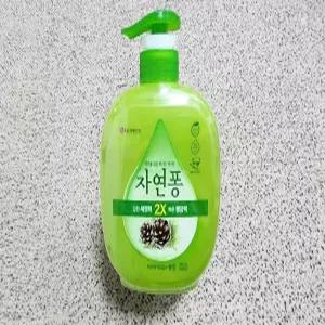 엘지생활건강 자연퐁 솔잎 주방세제 490ml 1개