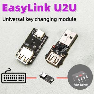 이지링크 U2U 모듈 기계식 키보드 QMK 유니버설 키 변경 커스텀 레이어 설정