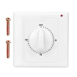 AC220V 기계식 컨트롤러 86 패널 타이머 스위치 정확한 시간 제어 LED 표시기 쉬운 설치 다목적 사용