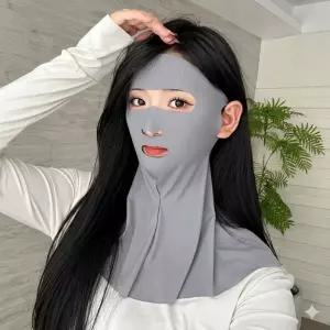S자외선차단 전면 페이스가드 귀걸이형 페이스 마스크 얼굴 햇빛가리개 쿨링 쿨페이스 풀페이스