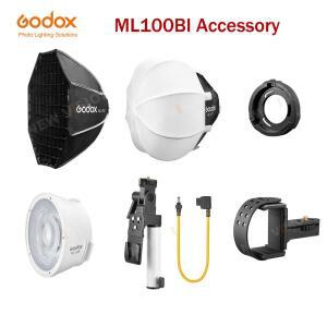 Godox ML100Bi 액세서리 ML-L36 렌즈 반사판 Bowens 마운트 어댑터 PH01 보조베터리 홀더 소프트박스