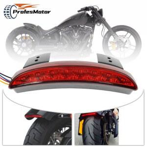 오토바이 브레이크등 할리 데이비슨 LED 브레이크 테일 라이트 시그널 Sportster XL 883N 1200N Supermoto 경고등 수정 부품