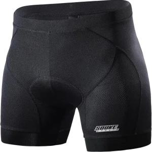 수케 스포츠 남성 사이클링 속옷 반바지 4D 패딩 자전거 MTB 라이너 미끄럼 방지 다리 그립 포함